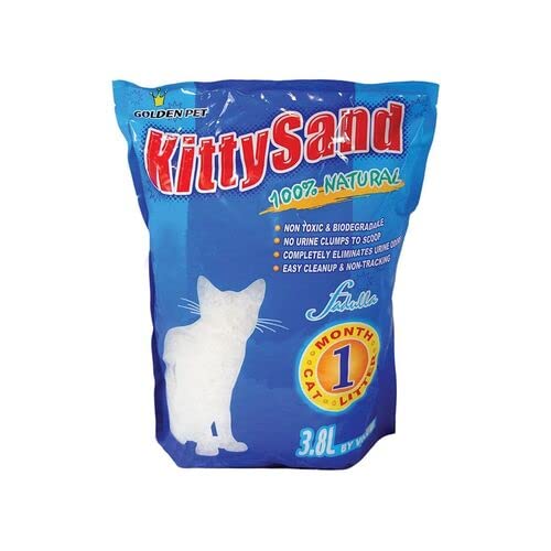 KITTY SAND CRYSTAL CAT LITTER (Natural Scent) 3.8L
