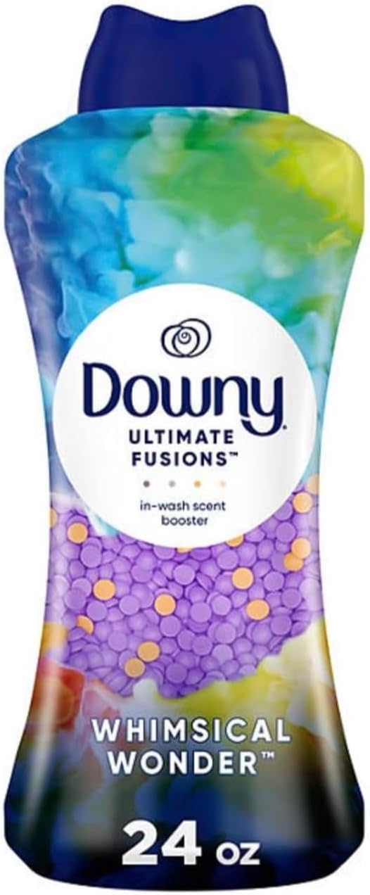 Downy Ultimate Fusions In-Wash Scent Booster Beads + Dual Action Scent Release, Whimsical Wonder (24 oz.)