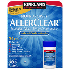 Kirkland Signature Non-Drowsy AllerClear Antihistamine 10 mg., 365 Tablets
