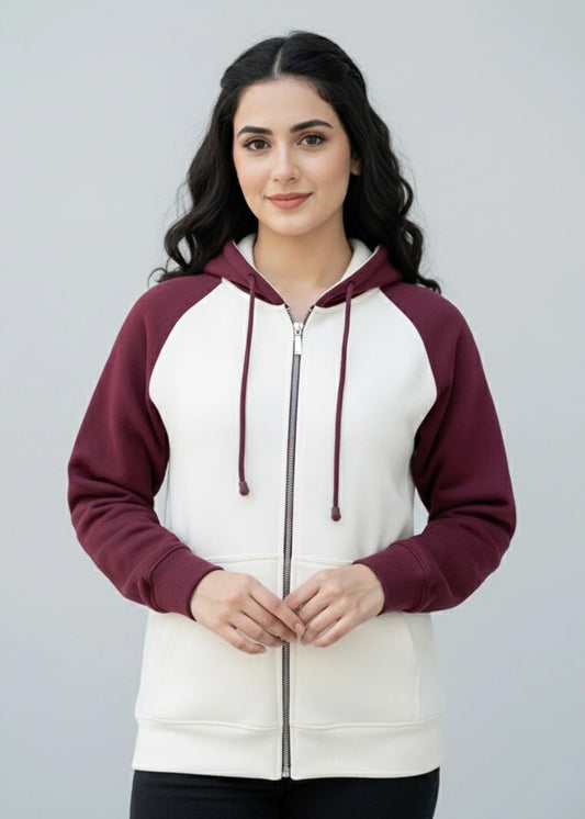 Wearium ZipUp Oversized Upper - Premium Cotton Fleece (Size: 2XL)