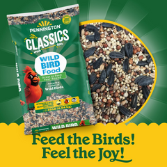 Pennington Classic Dry Wild Bird Feed and Wild Bird Seed, 10 lb. Bag, 1 Pack