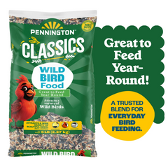 Pennington Classic Dry Wild Bird Feed and Wild Bird Seed, 10 lb. Bag, 1 Pack