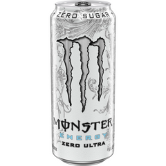 Monster Energy, Zero Ultra, Sugar Free Energy Drink, 12 Pack - 16 Fl Oz