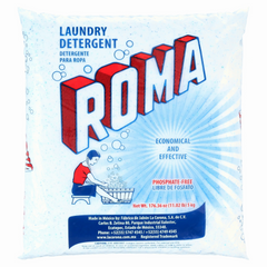 (2 pack) Roma Laundry Detergent, Heavy-Duty Use, All Ages, Biodegradable & Phosphate-Free, Fast Dissolving Laundry Detergent, Powder Cleanser with Anionic Surfactant, 11 lb