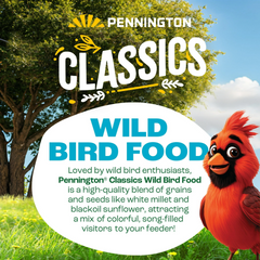 Pennington Classic Dry Wild Bird Feed and Wild Bird Seed, 10 lb. Bag, 1 Pack