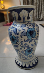 Vase Handmade Decoration Blue pottery pakistan