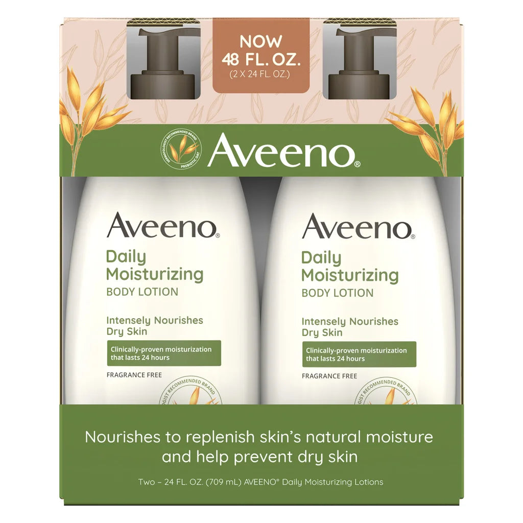 Aveeno Daily Moisture Lotion 24 fl oz, 2-pack