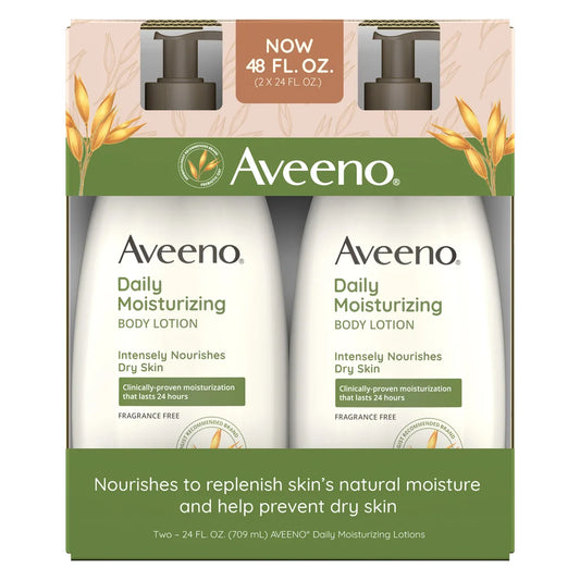 Aveeno Daily Moisture Lotion 24 fl oz, 2-pack