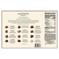 Godiva Goldmark Assorted Chocolate Gift Box, 4 Pack, 108 Total Pieces