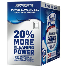 Lysol Advanced Toilet Bowl Cleaner, 32 fl oz, 4-count