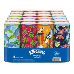 Kleenex On the Go Perfect Fit Facial Tissue, 2-Ply, 50-count, 24-pack