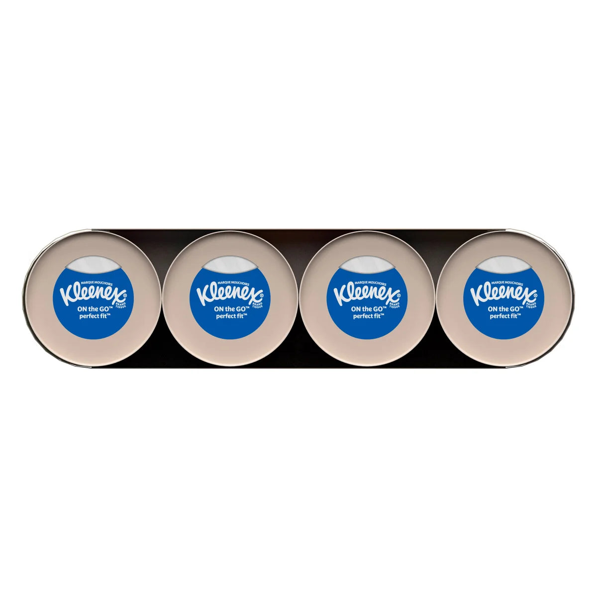 Kleenex On the Go Perfect Fit Facial Tissue, 2-Ply, 50-count, 24-pack