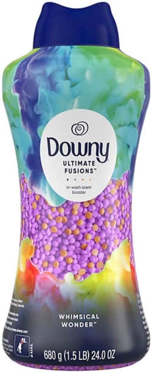 Downy Ultimate Fusions In-Wash Scent Booster Beads + Dual Action Scent Release, Whimsical Wonder (24 oz.)