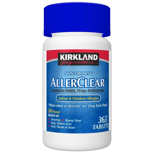 Kirkland Signature Non-Drowsy AllerClear Antihistamine 10 mg., 365 Tablets