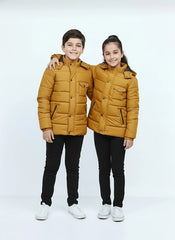 Wearium Mustard Bomber Jacket - Kids