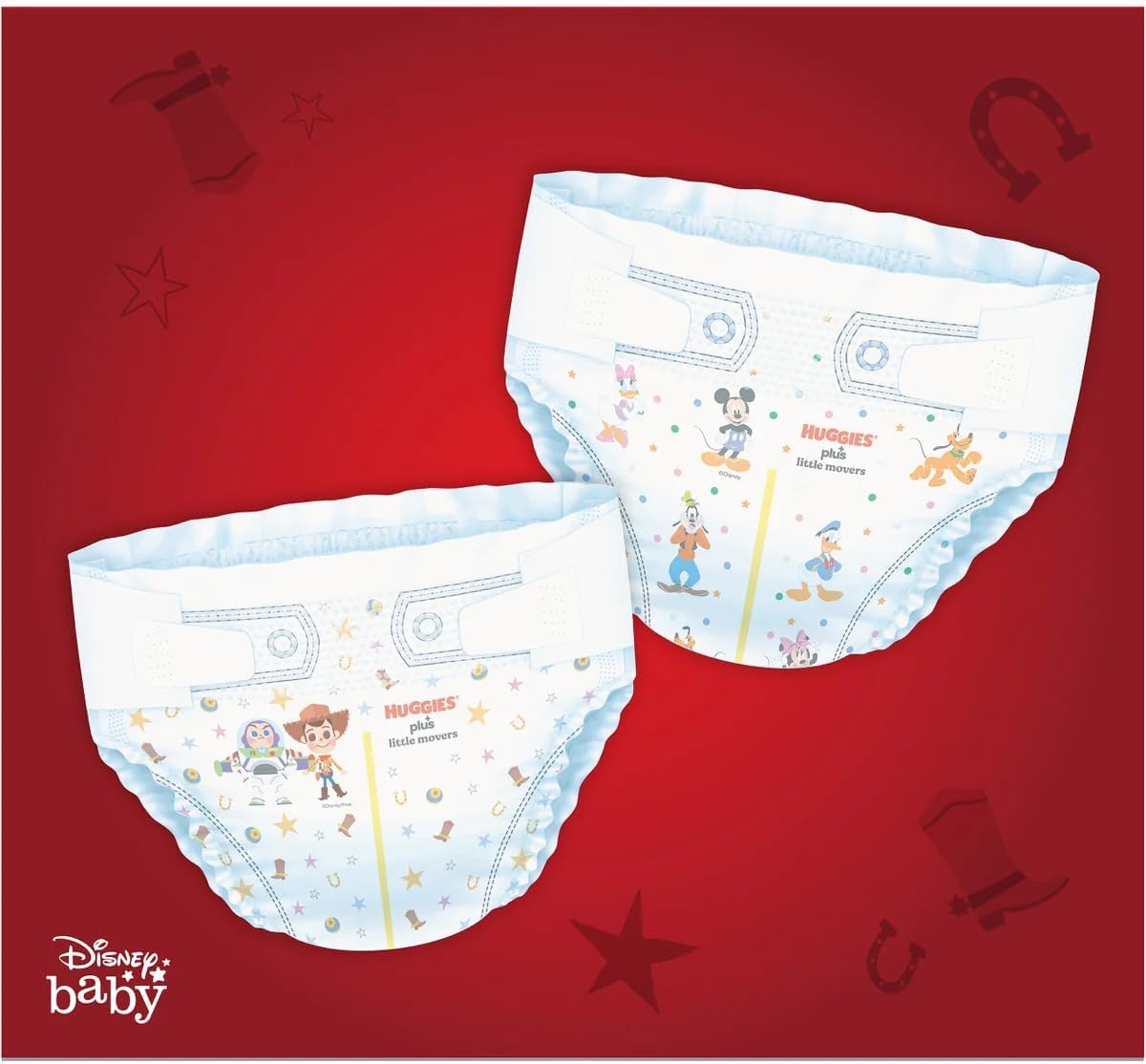 Huggies Plus Diapers Size 3, 204 Diapers