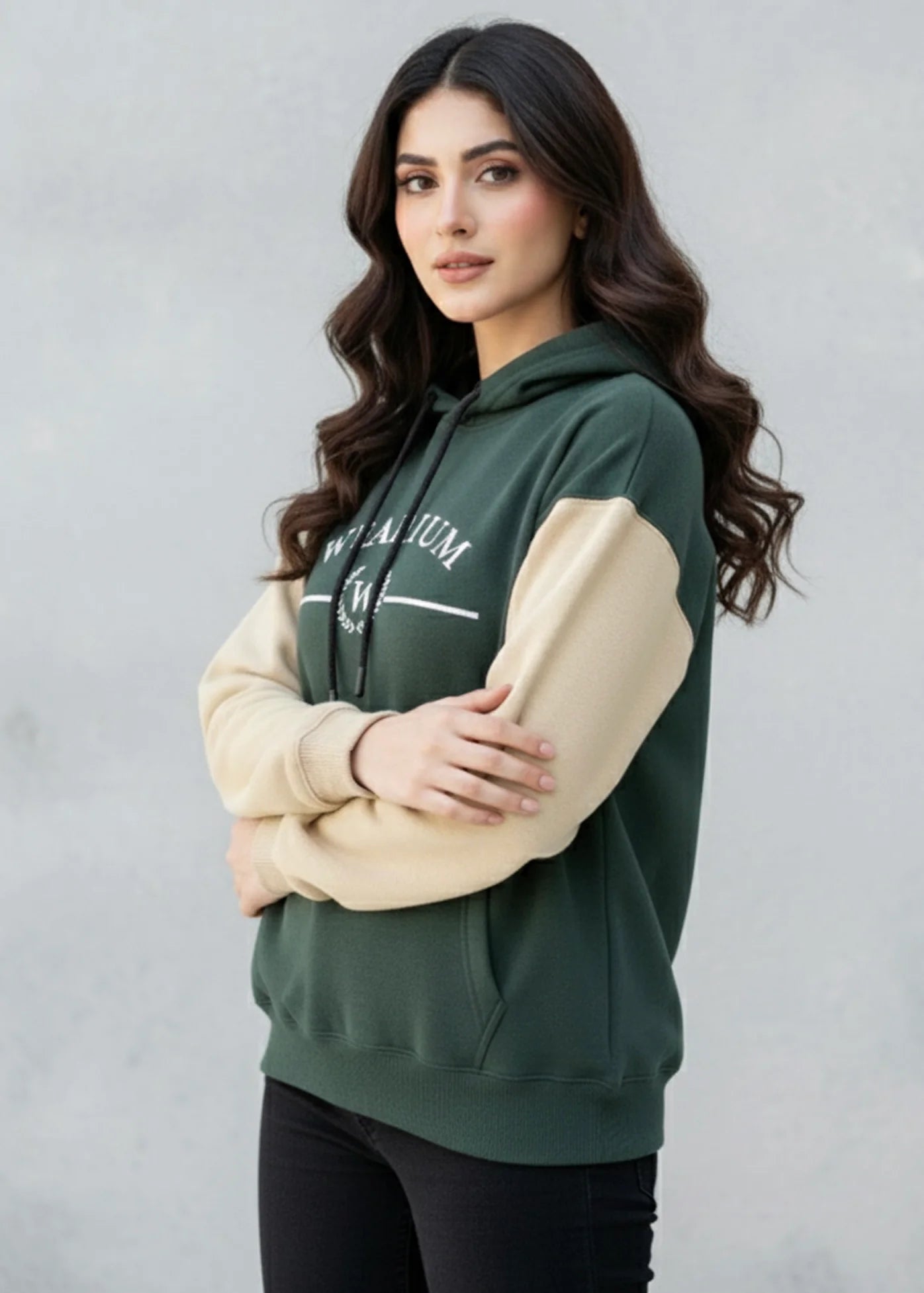 Wearium Symbolic Hoodie Women - Premium Cotton Fleece (Size: 2XL)