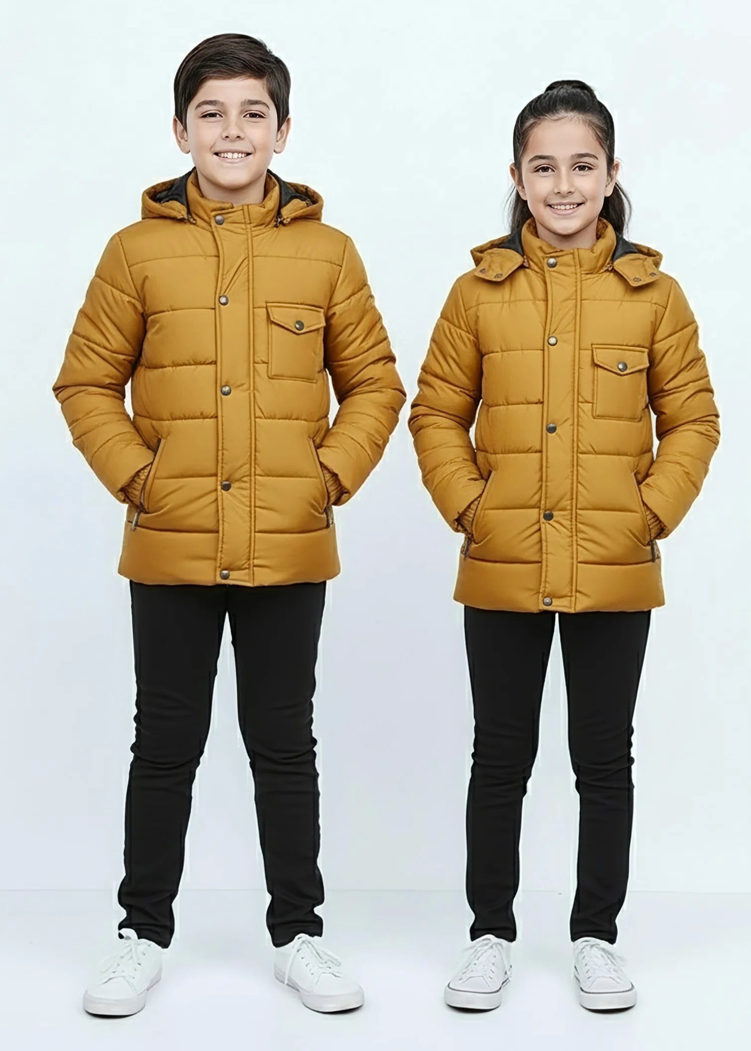 Wearium Mustard Bomber Jacket - Kids