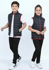 Wearium RedLine Fit - Premium Sleeveless Puffer jacket - Kids