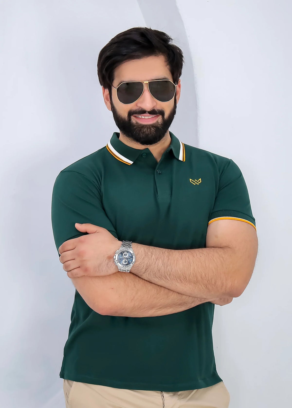 Wearium Excellence Green Polo Shirt - Premium Cotton (Size: 2XL)