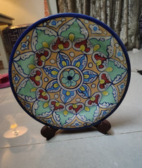 Handmade Decoration Plate with stand