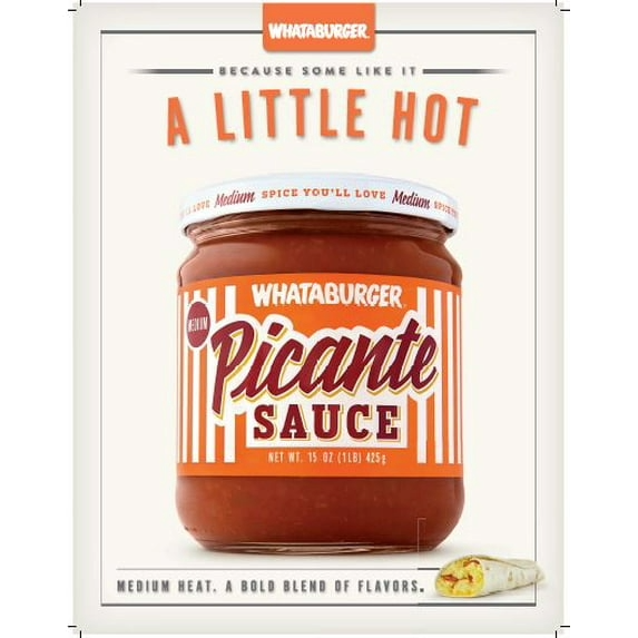 Whataburger Picante Sauce 15oz